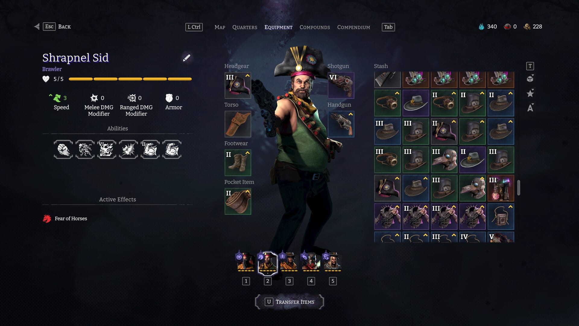 Nightmare Frontier loot and loadouts